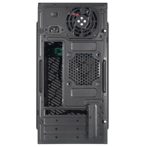 Computer Case ALLX B1745, Micro-ATX, ITX, USB 1.1, Audio, Black