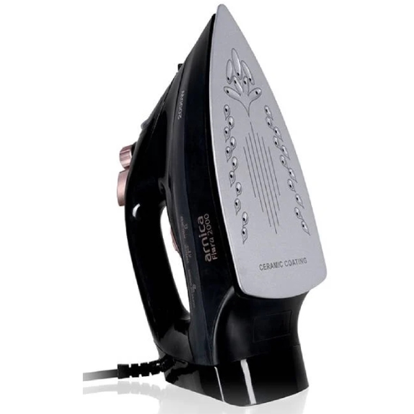 ორთქლის უთო Arnica UT61043, 2000W, Steam Iron, Black/Pink