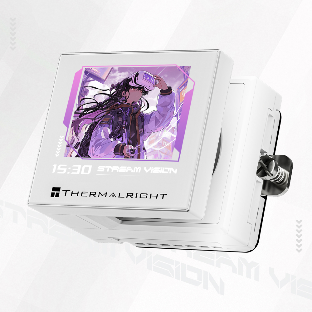 თხევადი გაგრილება ThermalRight Stream Vision 360, 120mm, 2400Rpm, Liquid Cooling, White
