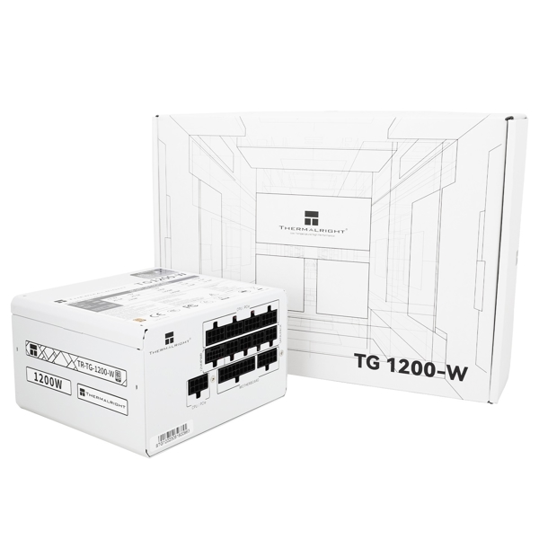 კვების ბლოკი ThermalRight TR-TG-1200W, 1200W, 80PLUS GOLD, Power Supply, White