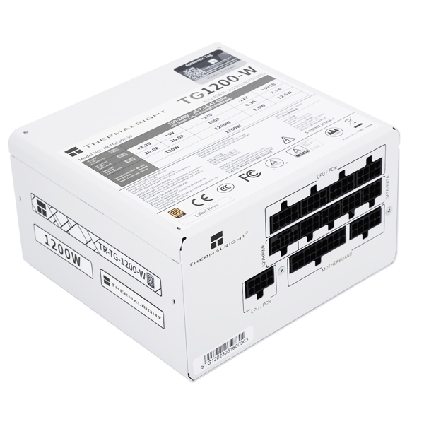 კვების ბლოკი ThermalRight TR-TG-1200W, 1200W, 80PLUS GOLD, Power Supply, White
