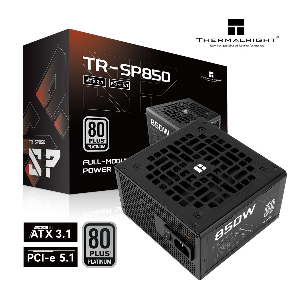 Power Supply ThermalRight TR-SP850, 850W, 80PLUS Platinum, Black