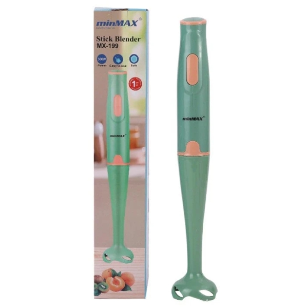 ხელის ბლენდერი MinMax MX-199, 500W, Hand Blender, Green