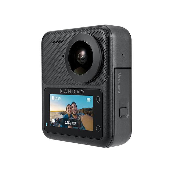 360 Action Camera Travel Combo KanDao Q23G-02 QooCam 3, 62MP, Black