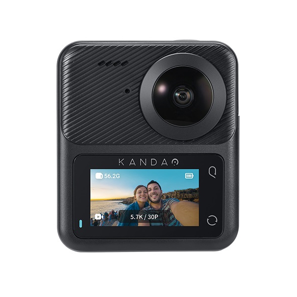 360 Action Camera Travel Combo KanDao Q23G-02 QooCam 3, 62MP, Black