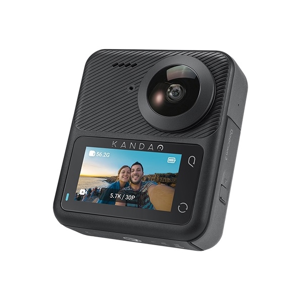 360 Action Camera Travel Combo KanDao Q23G-02 QooCam 3, 62MP, Black