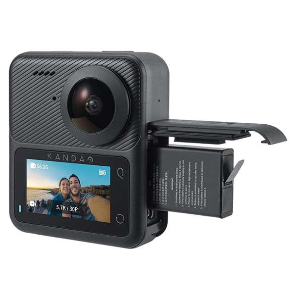 360 Action Camera Travel Combo KanDao Q23G-02 QooCam 3, 62MP, Black