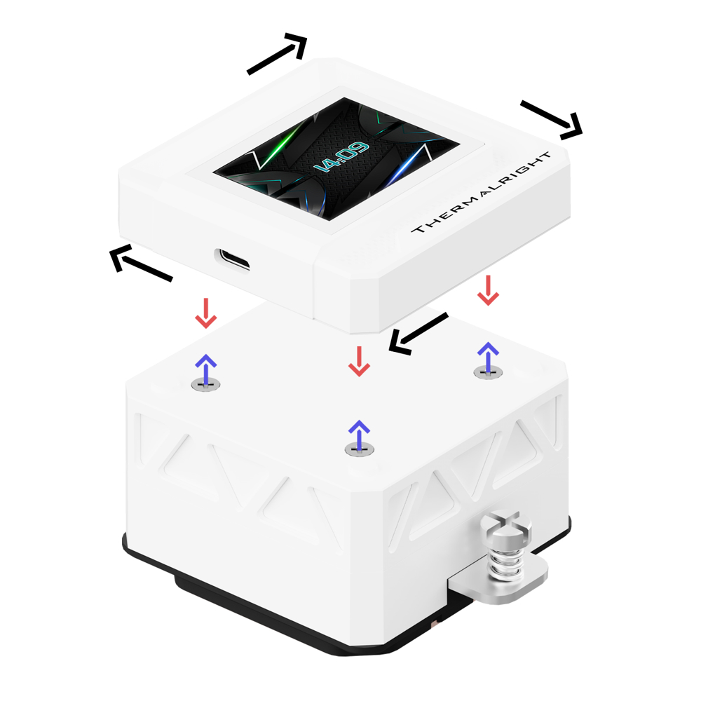 თხევადი გაგრილება ThermalRight Frozen Warframe 360 SE ARGB, 120mm, 2400Rpm, Liquid Cooling, White