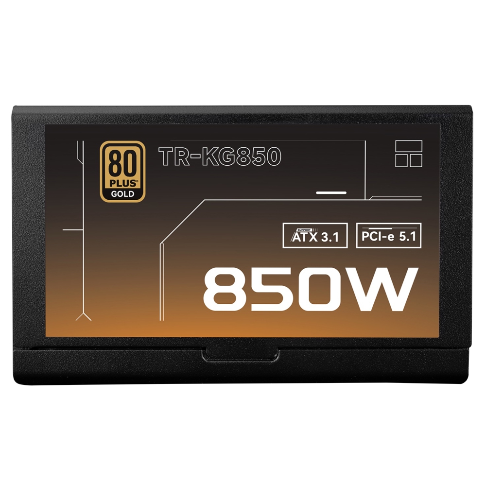 კვების ბლოკი Thermalright TR-KG850, 850W, 80PLUS Gold, Power Supply, Black