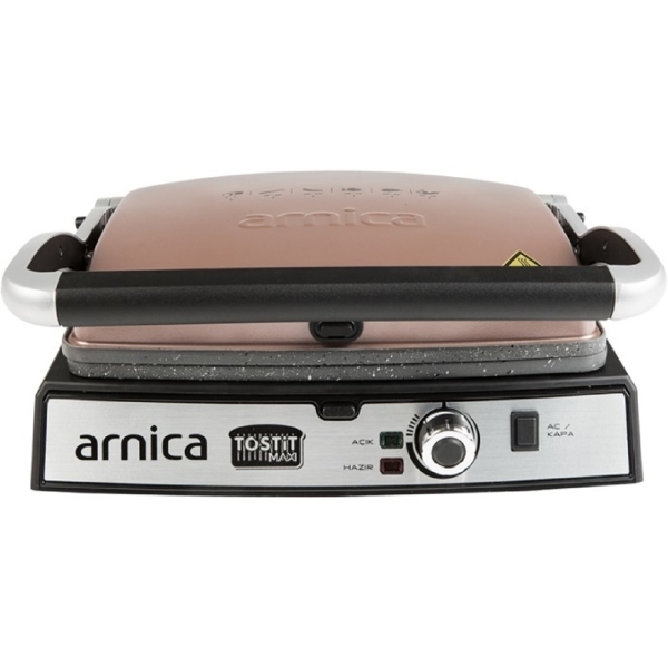 გრილი Arnica GH26244, 2000W, Electric Grill, Rose