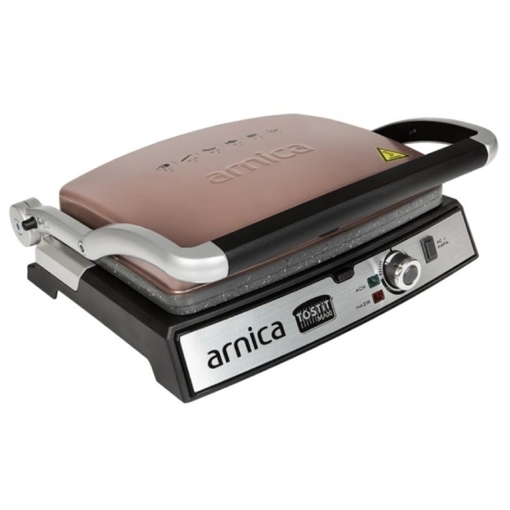 გრილი Arnica GH26244, 2000W, Electric Grill, Rose