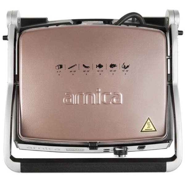 გრილი Arnica GH26244, 2000W, Electric Grill, Rose