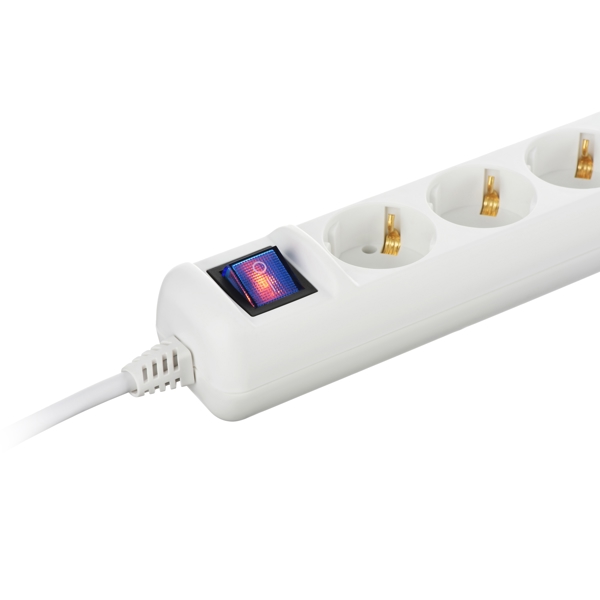 დენის გამანაწილებელი 2E 2E-U03ESM1.5, 3 Socket, 1.5m, White