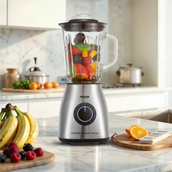 Blender Arshia TB160-3604, 1000W, 1.5L, Silver/Black