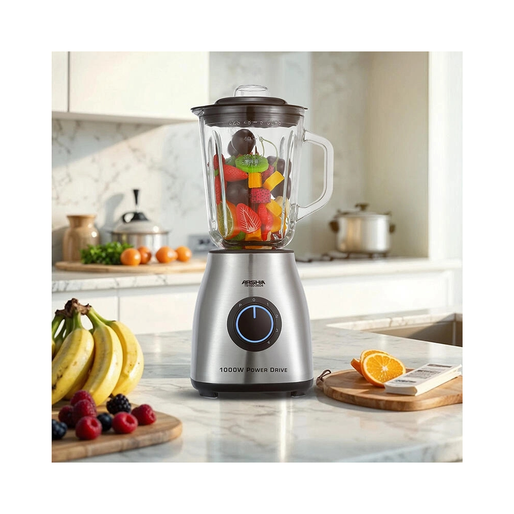 ბლენდერი Arshia TB160-3604, 1000W, 1.5L, Blender, Silver/Black