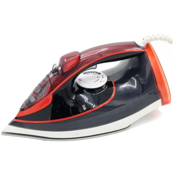 ორთქლს უთო Arshia SI287-2878, 2200W, 350Ml, Steam Iron, Black/Red