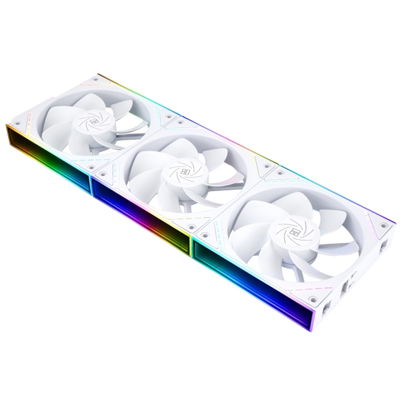 Case Fan ThermalRight TL-M12QRW X3 ARGB, 120mm, 1500RPM, White