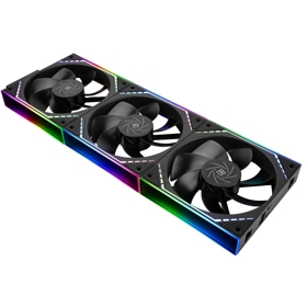 Case Fan ThermalRight TL-M12QR X3 ARGB, 120mm, 1500RPM, Black