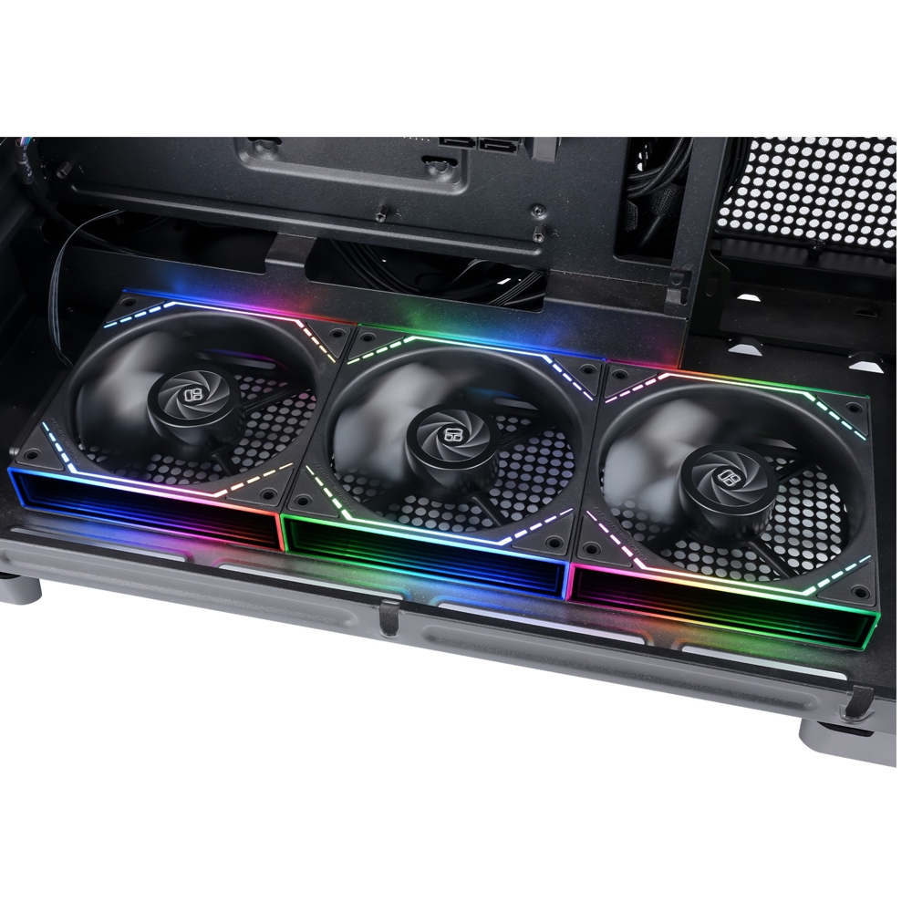 ქულერი ThermalRight TL-M12QR X3 ARGB, 120mm, 1500RPM, Case Fan, Black