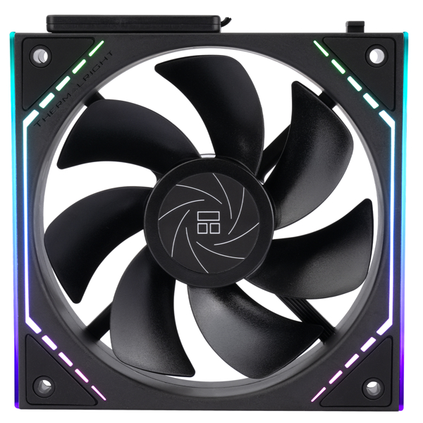 Case Fan ThermalRight TL-M12QR X3 ARGB, 120mm, 1500RPM, Black