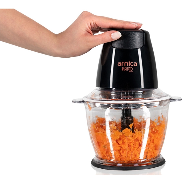 ჩოპერი Arnica GH21134 Rapid Plus, 500W, 1.3L, Chopper, Black