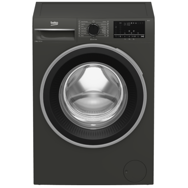 სარეცხი მანქანა Beko B3WFT4842MG, 9Kg, A+++, 1200Rpm, Washing Machine, Black