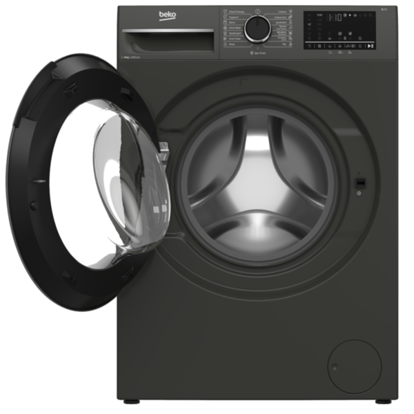 სარეცხი მანქანა Beko B3WFT4842MG, 9Kg, A+++, 1200Rpm, Washing Machine, Black