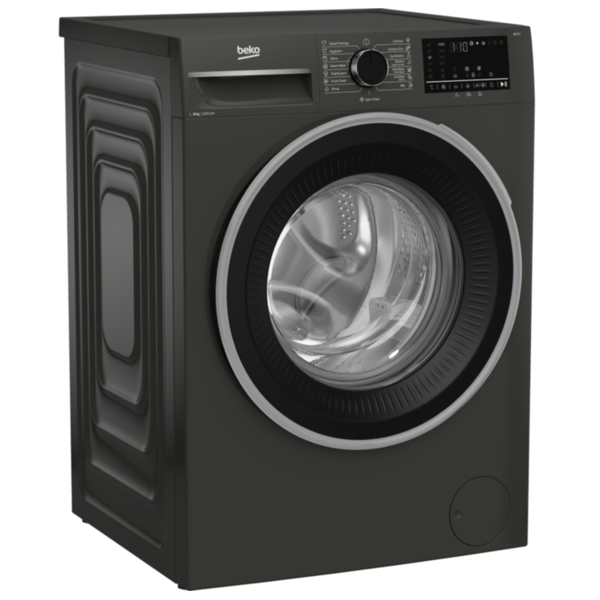 სარეცხი მანქანა Beko B3WFT4842MG, 9Kg, A+++, 1200Rpm, Washing Machine, Black