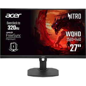 მონიტორი Acer UM.HX3EE.329 Nitro XF273UF3bmiiprx, 27", Monitor, 2K QHD, IPS, HDMI, DP, Black