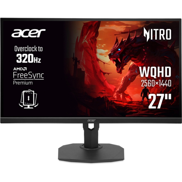 Monitor Acer UM.HX3EE.329 Nitro XF273UF3bmiiprx, 27", 2K QHD, IPS, HDMI, DP, Black