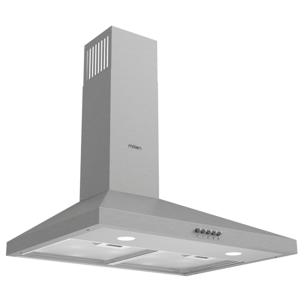 გამწოვი Millen MHP450X, 450m³/h, Hood, Stainless Steel