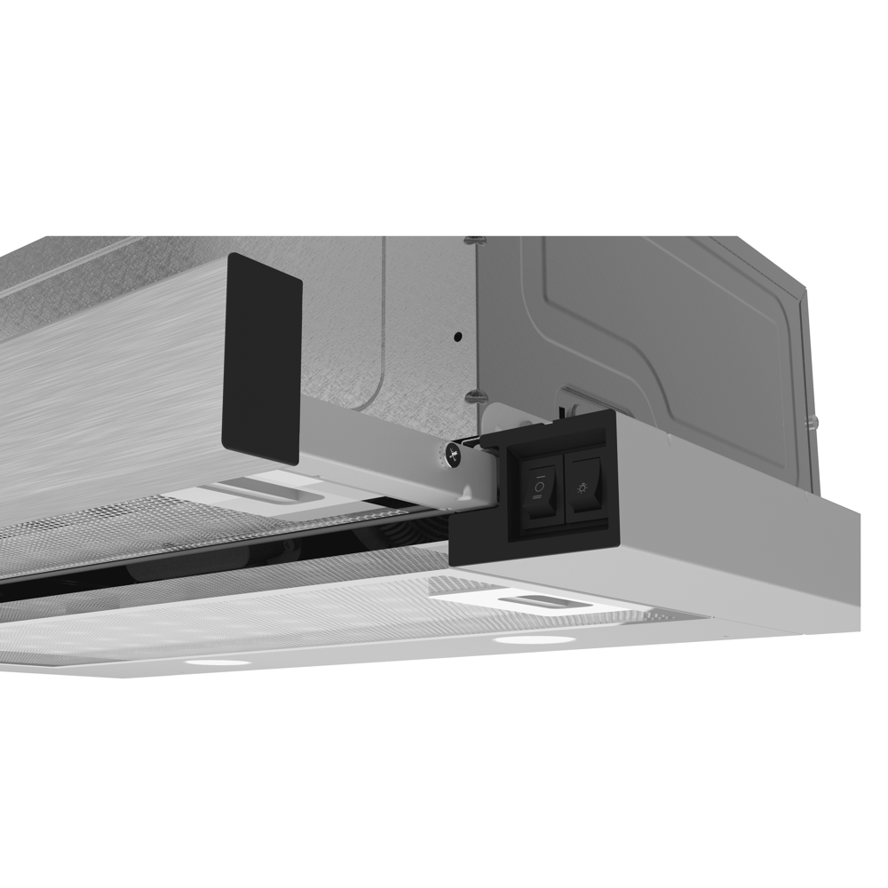 Built-in Hood Millen MHT450X, 450m³/h, Silver