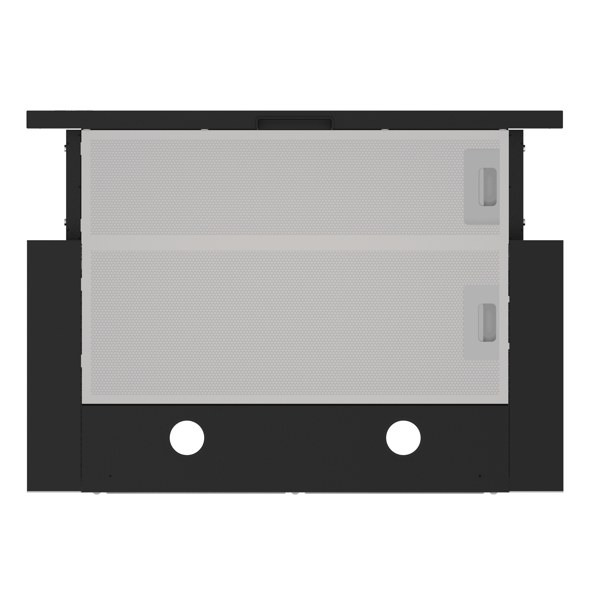 ჩასაშენებელი გამწოვი Millen MHT450B, 450m³/h, Built-in Hood, Black