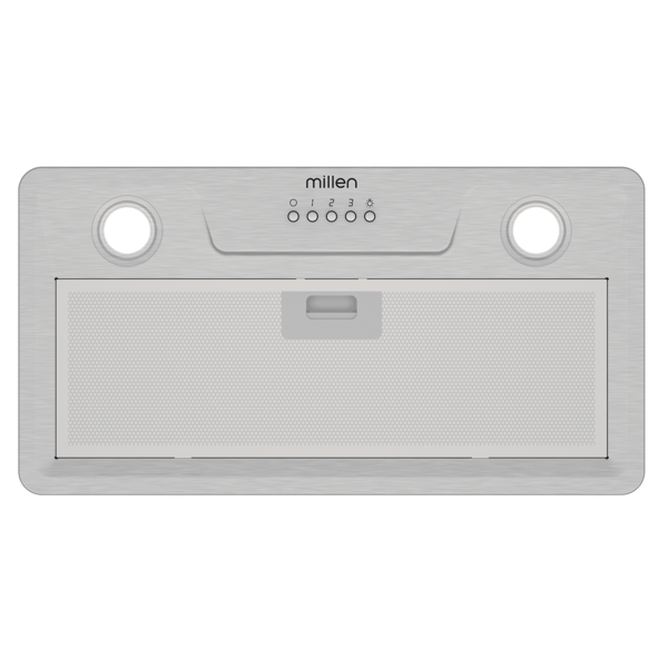 ჩასაშენებელი გამწოვი Millen MHF450X, 450m³/h, Built-in Hood, Silver