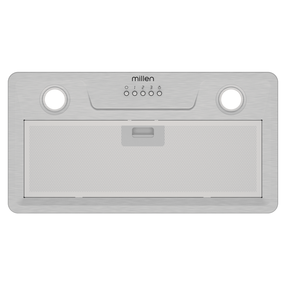 Built-in Hood Millen MHF450X, 450m³/h, Silver