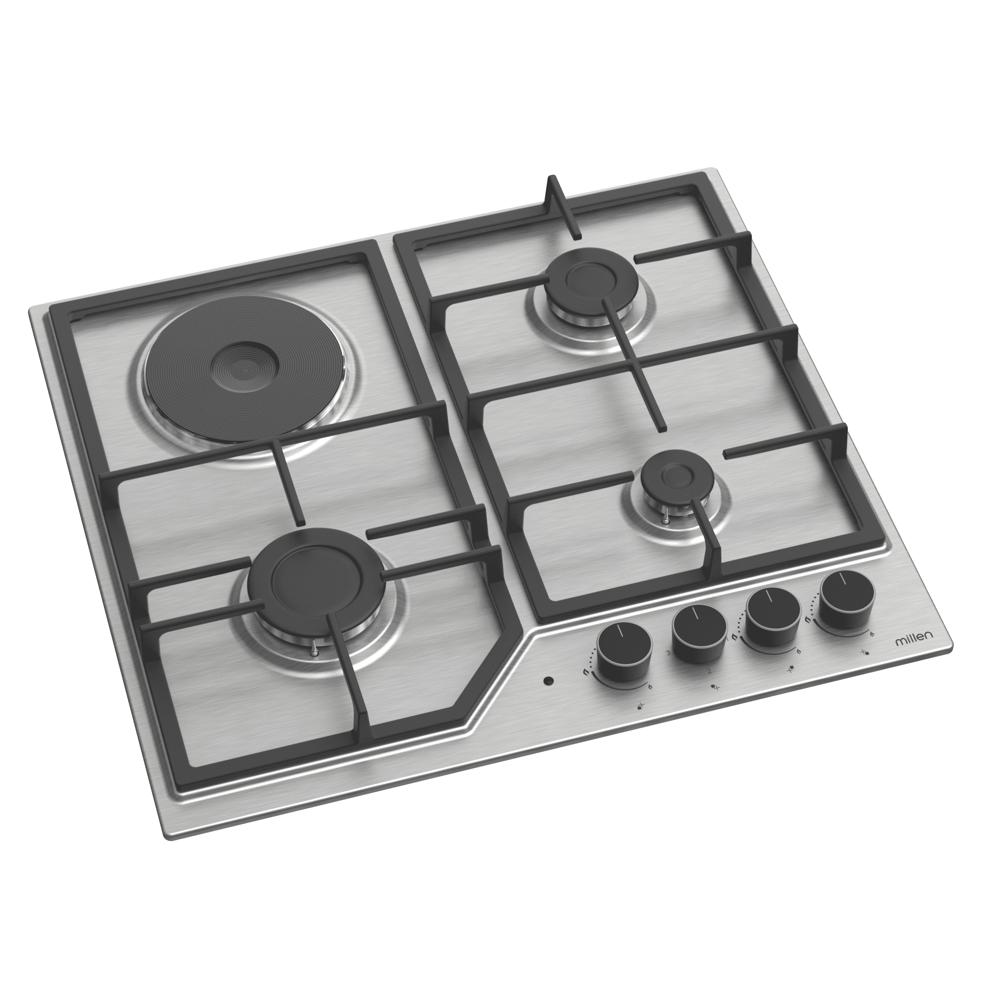 Built-in combined Cooktop Millen MH31X, Stainless Steel