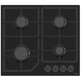 ჩასაშენებელი გაზის ქურის ზედაპირი Millen MH4GB, Built-in Gas Cooktop, Back