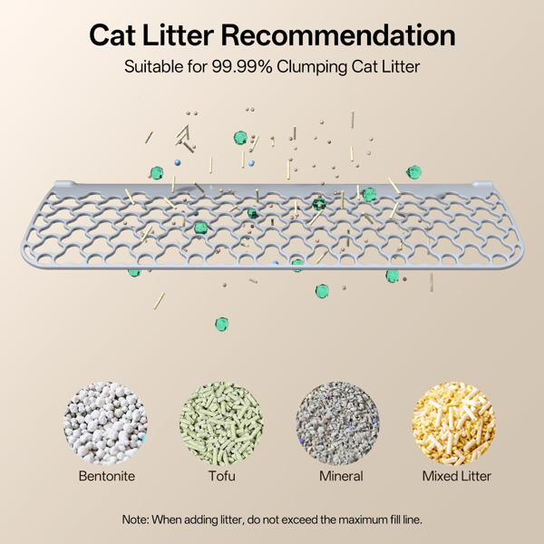 Smart Cat Litter Box UBTech UCAT C40, White