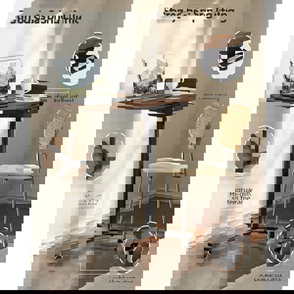 მაგიდა Kingsmith ETD2, Height Adjustable Table, Walnut