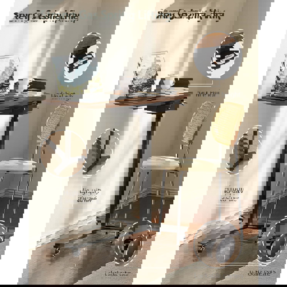 Height Adjustable Table Kingsmith ETD2, Walnut