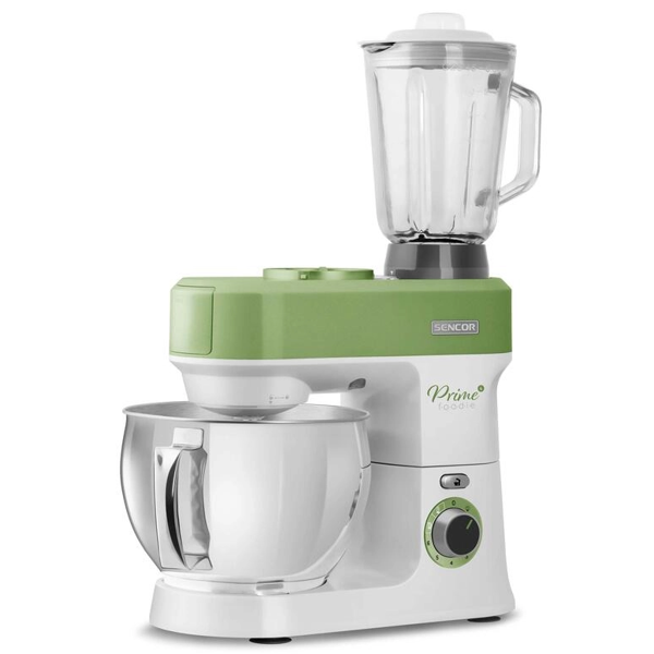 Food Processor Sencor STM 3780GG, 1200W, 5L, White/Green