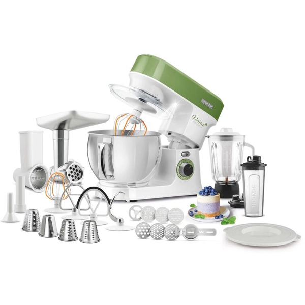 Food Processor Sencor STM 3780GG, 1200W, 5L, White/Green