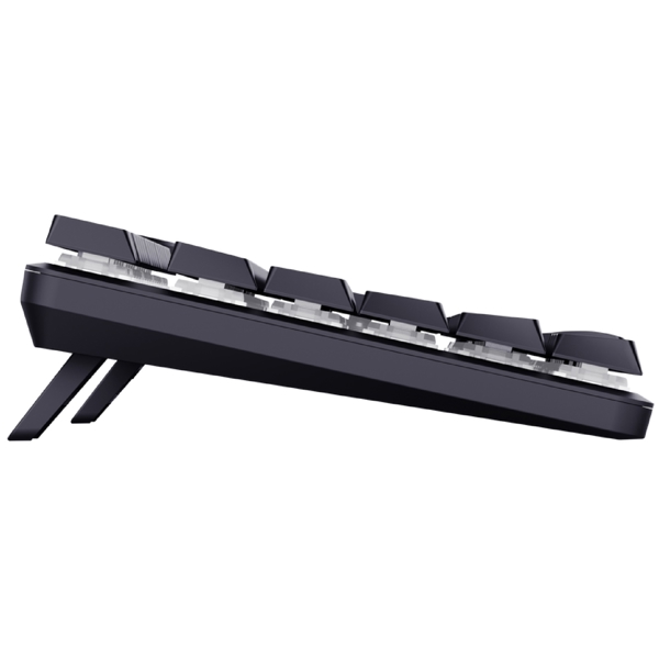 კლავიატურა Trust 25368 GXT868 TORIX, Wireless, RGB, USB, USB-C, Mechanical Gaming Keyboard, Black