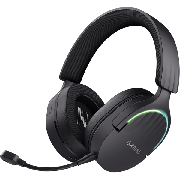 ყურსასმენი Trust 24901 GXT491 FAYZO, Gaming Headset, Wireless, Bluetooth, USB, 3.5mm, Black