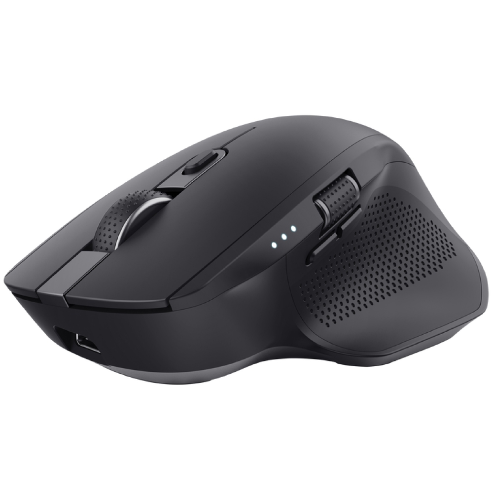 მაუსი Trust 24820 OZAA+, Wireless, USB-C, Bluetooth, Gaming Mouse, Black