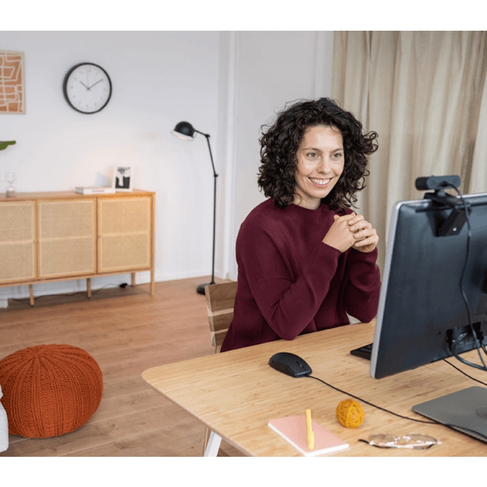 Webcam Trust 24732 Taxon, 2K QHD, Built-in Microphone, Black