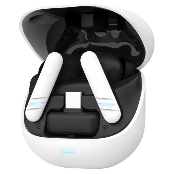 ყურსასმენი Trust 25478 GXT 409 Oxxie, Earbuds, Wireless, Bluetooth, USB-C, White