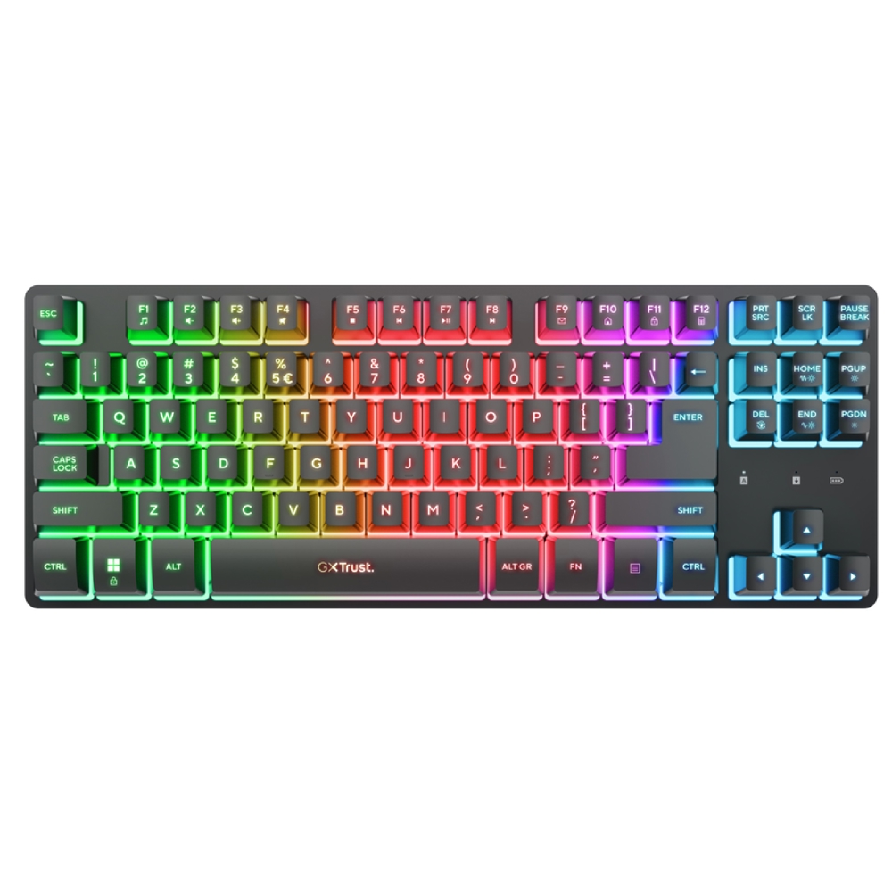 კლავიატურა+მაუსი Trust 25982 GXT832 Thado, Wireless, USB, Keyboard And Mouse, Black