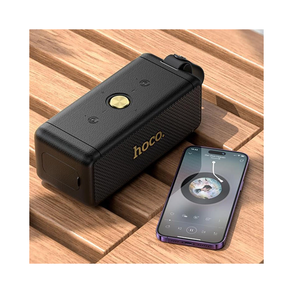 დინამიკი Hoco 6942007654623 HT1 PRO Marquis Sports, 16W, Bluetooth, Speaker, Black