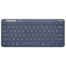 კლავიატურა Trust 25095 Lyra Compact, Wireless, Bluetooth, USB, USB-C, Keyboard, Blue
